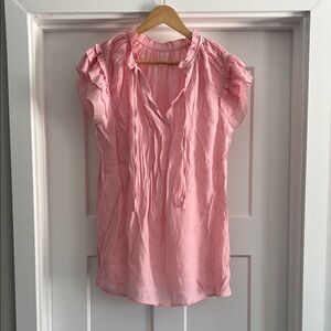 Pink Ruffled Women's Top - 108